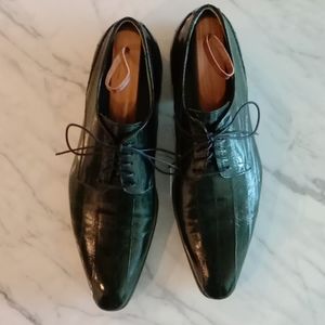 Eel leather dress shoes - size 9